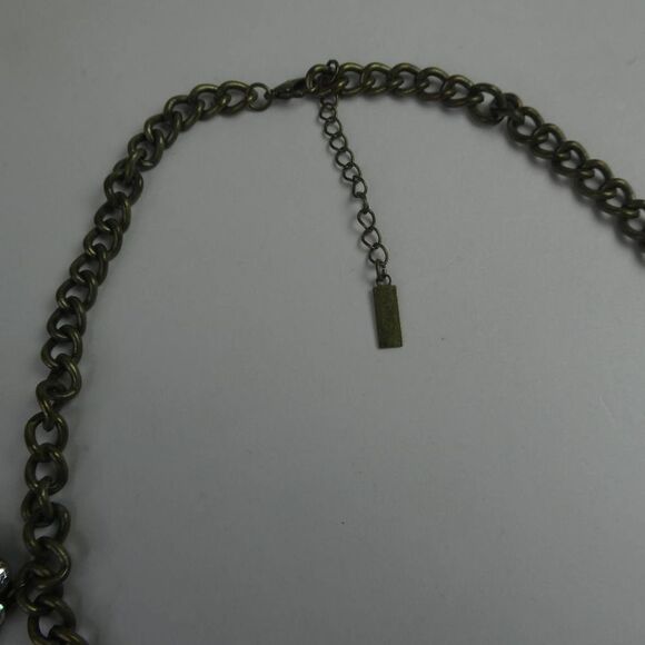 Baublebar Bib Statement Rhinestone Necklace Crystal Rhinestone Cluster Dangles - Picture 6 of 9